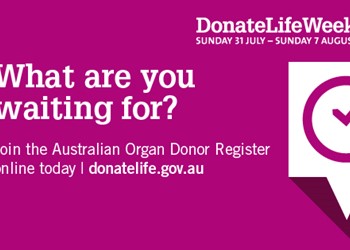 Help end the wait for those in need of a life-saving transplant IMAGE