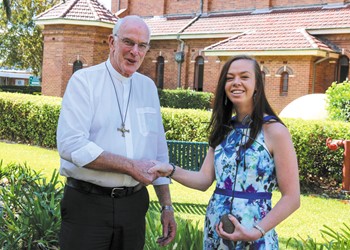 Diocesan recognition for a committed young woman IMAGE