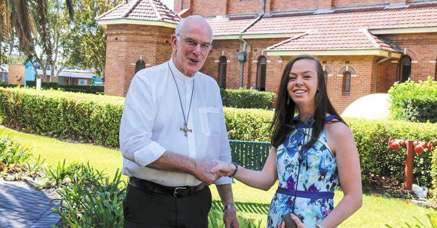 Diocesan recognition for a committed young woman IMAGE