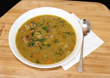 Pea and ham soup IMAGE