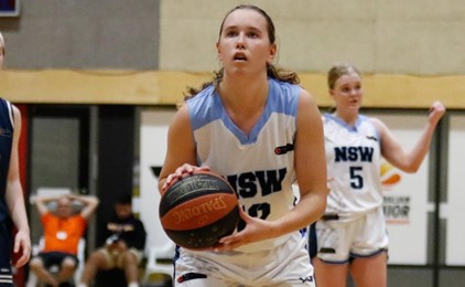 Emily Foy receives a NSWCCC Blue IMAGE