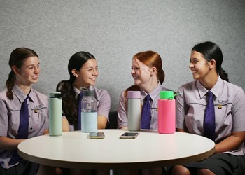 St Bede's Catholic College, Chisholm students win Techgirls comp with clever app IMAGE