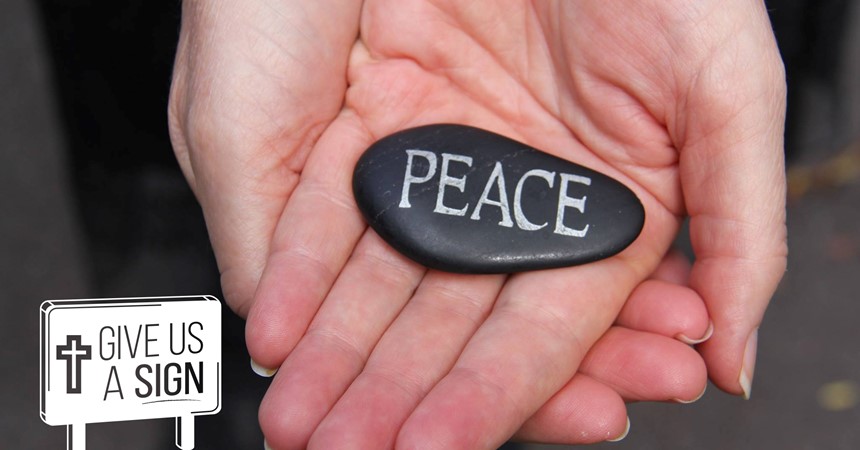 You’re invited to Give Us A Sign for peace in May IMAGE